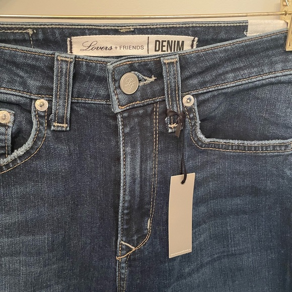 Lovers + Friends - Mason High-Rise Skinny Jean in Yale NWT size 26 - Picture 2 of 6